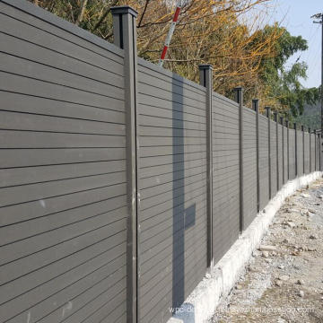 wood plastic composite wood  fence  for garden fence better than vinyl pvc fence